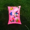 Suministro de fábrica 1 anillo de brazo inflable para niños que aprenden a nadar, manga de agua inflable especial para niños, manga de agua de dibujos animados transparente para niños