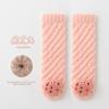 Calcetines de terciopelo engrosados de otoño e invierno cuidadosamente seleccionados, calcetines altos para niños, calcetines cálidos de rodilla para bebé, calcetines de piso de invierno para bebé