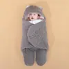 Manta Saco para Bebê Transfronteiriça para Recém-Nascidos, Espessa para Outono e Inverno, Saco de Dormir para Bebê, Swaddle Anti-Susto