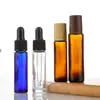 Botella Marrón con Cuentas Rodantes 5ml10ml Transparente Botella Gotero para Aceites Esenciales Botella con Atomizador para Perfume Botellas Cosméticas Paquete de Prueba