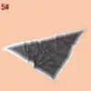 Novo Estilo Lenço Triangular de Sarja Feminino com Estampa Geométrica de Bolinhas Redondas, Xale de Proteção Solar para Viagem, Fábrica Fonte Atacadista