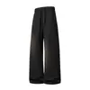 Pantalones de pierna ancha básicos de seda helada multicolor nuevos de verano, antiarrugas, con caída, finos, frescos, de secado rápido, versátiles para uso casual de mujer
