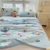 Juego de 4 Tapetes de Látex Clase A Verano Dormitorio Individual Doble Fresco Seda de Hielo Tapete Suave Juego de 3 Lavable 4