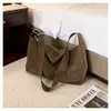 Bolso Estilo Nuevo de Gran Capacidad, Gamuza Retro, Bolso de Hombro Casual a la Moda, Diseño de Nicho, Bolso Tote Estilo Perezoso