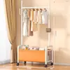 Perchero de Pie para Dormitorio, Secador de Ropa de Estilo Lujoso para Interiores del Hogar, Estante Móvil de Almacenamiento para Ropa y Sombreros