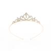 Faixa de cabeça infantil coroa bebê aniversário strass cristal faixa de cabelo grampo de cabelo menina diamante coroa fábrica venda direta
