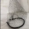 Diadema con Velo de Diamante Negro Europeo y Americano Amazon Aliexpress Venta al por Mayor Velo de Pedrería Accesorios para el Cabello Accesorios Nupciales Retro
