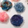 Nueva Atmósfera Chinoiserie Gradiente Borde Quemado Malla Flores DIY Hecho a Mano Versátil Pasadores Accesorios para el Cabello Accesorios para Ropa Venta al por Mayor