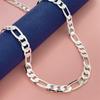 Collar Ferrero de tres piezas, disponible en stock, de joyería chapada en plata 925 de 40-75 cm y 8 mm, de gran venta en Europa y Estados Unidos.