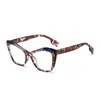 Nuevas Gafas Antiluz Azul Bloque de Color Estilo Europeo y Americano Transfronterizas, Gafas Lisas de Moda Retro Personalidad Ins