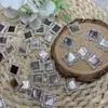 Caja de viento de palacio de concha de mariposa natural para accesorios de joyería