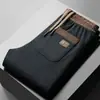 Calças de Veludo Cotelê Masculinas para Outono e Inverno, Calças Retas Largas, Calças Longas Casuais Plus Size, Calças de Moletom Masculinas, Calças Quentes