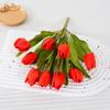 Atacado de fábrica geração Tulipas buquês simulação tecido de seda 3 6 9 buquês flores decorativas de mesa