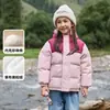 Chamarra acolchada de algodón Cotton Hall para niños, forrada de felpa y engrosada, con capucha, abrigo cálido de invierno para niños y niñas, adecuado para niños mayores