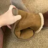 Invierno Nuevo Terciopelo Cálido Calentador Pequeño Botas de Nieve Gamuza Piel de Vaca Cremallera Lateral Casual Estilo Coreano Botas de Algodón para Mujer