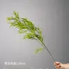 Flores artificiais em tons de verde, de haste única, para decoração de local de casamento, decoração de salão de casamento de luxo, arranjos florais de plástico