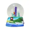 Enfeites de Bola de Cristal, Enfeites de Artesanato em Resina de Pequenas Cidades com Paisagens Personalizadas, Enfeites Decorativos Criativos, Novos Produtos Transfronteiriços