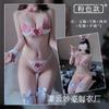 Ropa interior sexual Sansheng Yin, conejita sexy, deseos puros, ropa interior de tres puntos, sujetador tentador, traje de pasión 8243