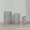 Maceta Minimalista de Cemento de Pie Estilo Wabi-Sabi para Cafeterías, Hogar, Casas de Huéspedes, Hoteles, Decoración de Paisajismo de Patio de Villa