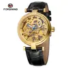 Nuevo Reloj Mecánico Automático Impermeable Forsining Moda Europea y Americana para Hombre con Movimiento Mecánico Calado