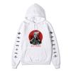 Sudadera con capucha estampada de Naruto Kakashi, nueva sudadera holgada de talla grande para otoño e invierno, para hombre y mujer