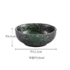 Venta Caliente Comercial Tazón Pequeño Estilo Japonés Tazón de Arroz Tazón de Comida para una Persona Juego de Tazones de Mesa Poco Profundos Tazón Tazón Tazón para Pasteles de Arroz Hogar Cerámica Tazón para Sopa de Arroz