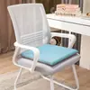 Cojín de Asiento de Espuma Viscoelástica Almohadilla para Silla de Verano Oficina Asientos Prolongados Transpirable Almohadilla para Glúteos de Estudiante Antideslizante Extraíble Cojín de Asiento para el Hogar