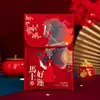 Tela Estampada con Borlas Brocado Sobres Rojos para el Festival de Primavera, Sobres Rojos Auspiciosos Estilo Chino Nuevo, Listo para Enviar al por Mayor