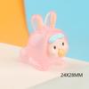 Desenho animado luminoso fofo série Nini menina deitada diy resina micro paisagem epóxi acessórios brinquedo enfeites