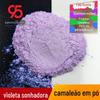 Dream Violet Chameleon Pó Fogo Verniz Cera Pérola Pó Aurora Pó Roxo Azul Glitter Pó Alta Luz Magic Cor Pó Atacado