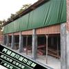Lona Gruesa Enrollable para Granjas de Cerdos, Lona Impermeable, Resistente al Viento, Protección Solar, Toldo