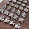 Taladro de pila de mariposa decoración de diamante para manicura explosión de red roja Shi Yue cara redonda cuadrada perla terminada joya de taladro de pila para mano