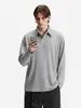 Camisa Polo Rayada Vertical Texturizada Estilo Old Money Cattee para Hombre y Mujer, Nuevo Top Casual de Punto Simple Tendencia de Primavera