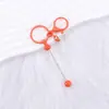 Chaveiro de Miçangas DIY Transfronteiriço Chaveiro de Metal Colorido Pingente para Conjunto de Fone de Ouvido de Celular Chaveiro de Miçangas Fofo