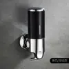 Dispensador de sabão em aço inoxidável, montado na parede, bomba manual, para gel de banho, adequado para banheiros de hotel, dispensador de sabonete líquido galvanizado