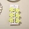 Venta Caliente Transfronteriza 3.5cm Dopamina Set Sencillo de Pinzas para el Cabello Pinzas Pequeñas de Garra para Mujeres Set de Seis Piezas de Pasadores Accesorios para el Cabello