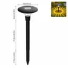 Lâmpada LED Solar para Jardim de Villa, à Prova de Chuva, com Haste de Inserção no Gramado, Lâmpada de Grama, Lâmpada Decorativa Externa
