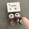 Pantuflas de Peluche de Perro Orejón para Niñas Invierno 2026, Estilo Lindo, Suela Gruesa, Antideslizantes, Uso en Casa, Pantuflas Peludas para Niñas Jóvenes