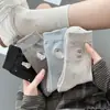 Nuevos Calcetines de Otoño e Invierno, Lindos Calcetines de Media Caña para Mujer con Dibujos de Cachorros, Calcetines para Mujer Estilo Universitario, Versátiles Venta al por Mayor de Fábrica