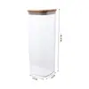 Frasco Sellado Frasco para Granos Almacenamiento de Cocina Caja de Plástico Transparente de Grado Alimenticio Bocadillos Artículos Secos Frasco para Almacenamiento de Té