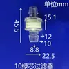 Mangueira Flexível Tipo Agulha Borboleta Aço Inoxidável Filme Plástico Troca de Pele Dermashe Instrumento Água e Luz Beleza Conta-gotas Irrigação Filtro Gás-Líquido