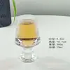 Vaso aromático para whisky a rayas estilo francés vintage, vaso para sake, vaso de diseño creativo, vaso pequeño para cerveza