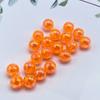 Directo de fábrica color AB transparente chapado cuentas redondas DIY accesorios para el cabello cuerda para el cabello pulsera accesorios simples cuentas fluorescentes venta al por mayor
