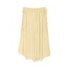 Roupas Femininas Europeias e Americanas Aliexpress Ins Mais Vendidos Top Plissado com Babados + Saia de Chiffon