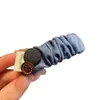 Pinza para el pelo de alta gama estilo retro nuevo de Dongdaemun, Corea, de mezclilla plisada, accesorio para el cabello para mujeres con sentido del diseño, fleco lateral con botón