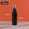 Botella de Spray Opaca 30ml 50ml 100ml Plástico Negro para Mascotas Botella de Spray Pequeña Botella Dispensadora de Alcohol Botella de Spray Fino