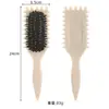 Pente Popular Transfronteiriço de Palha de Trigo com Almofada de Ar, Pente Fluffy para Styling de Cabeleireiro, Pente Definidor de Cachos com Elasticidade, Estoque Pronto do Fabricante