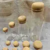 Tapón de barril de tubo de vidrio grande, mediano y pequeño Cilindro de corcho Frasco de vidrio con corcho Tubo de vidrio con corcho Corcho tipo T