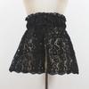 Cinturón ancho con encaje exterior elástico decorativo para cintura, cinturón de mujer, falda negra de moda que combina con todo.