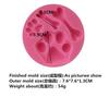 Molde de Silicona para Cake Pop Pata de Perro Huella Hueso Oso Hoyo para Hornear DIY Arcilla Polimérica Herramienta para Chocolate
